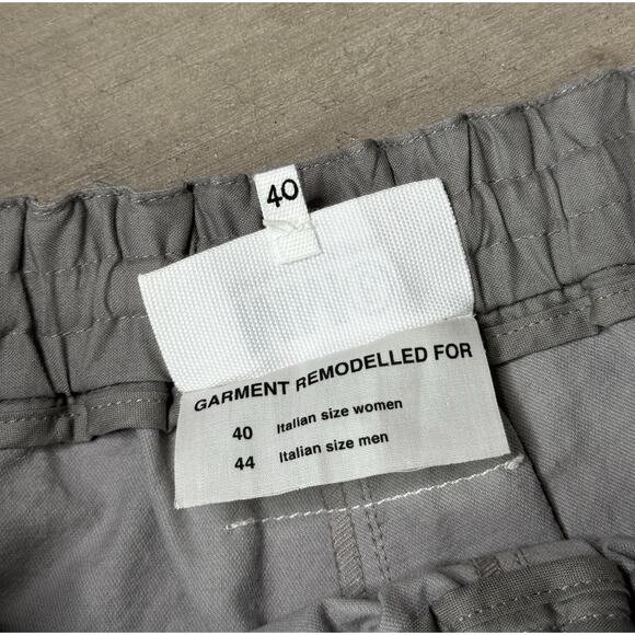 MM6 MAISON MARGIELA Easy Gray Trouser Pants Size 40 Women Size 44 Men Ret $505 - Picture 6 of 12